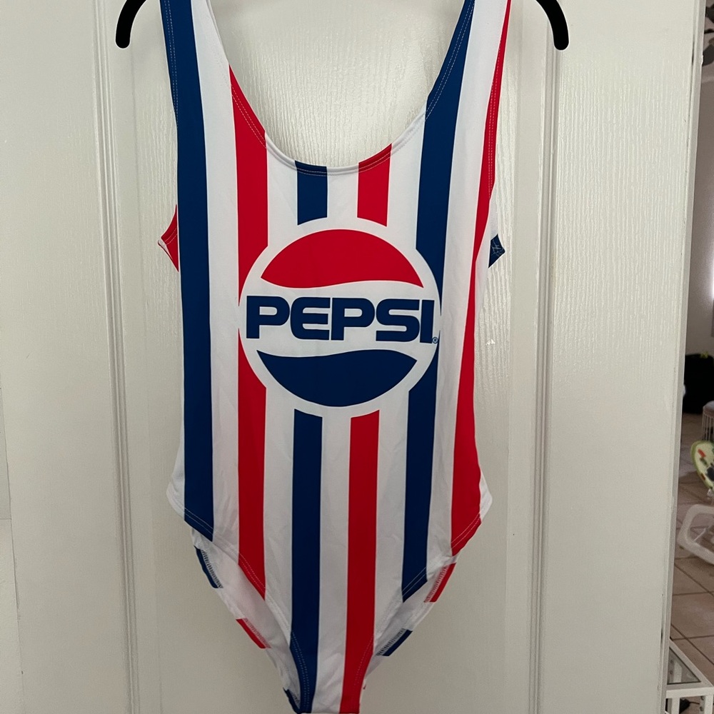 Pepsi One Piece Bathing Suit SZ L